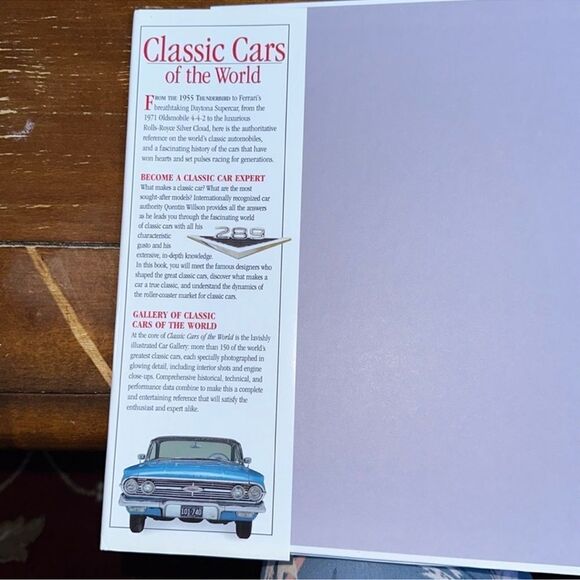 CLASSIC CARS OF THE WORLD a Coffee Table Book by Quentin Willson - Picture 5 of 16